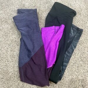 2 Pair Women’s XS Champion C9 Leggings – Purple + Black | Running Tights